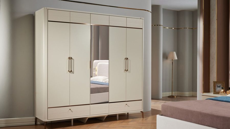 Shine 5-türiger Kleiderschrank