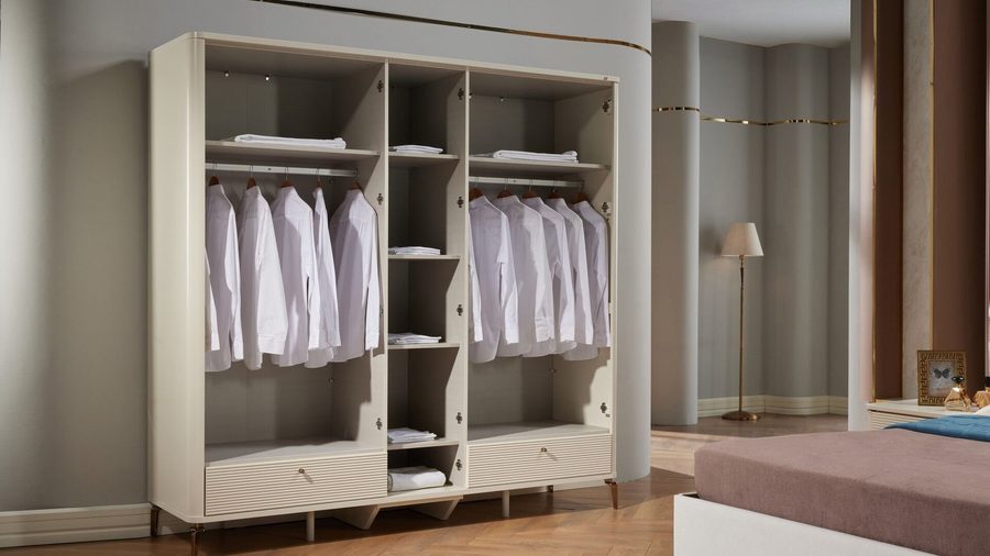 Shine 5-türiger Kleiderschrank