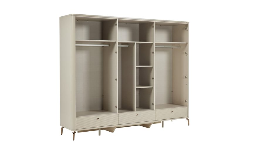 Shine 6-türiger Kleiderschrank