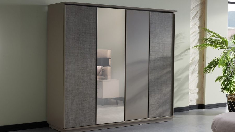 Truva mit Schwebetüren -türiger Kleiderschrank