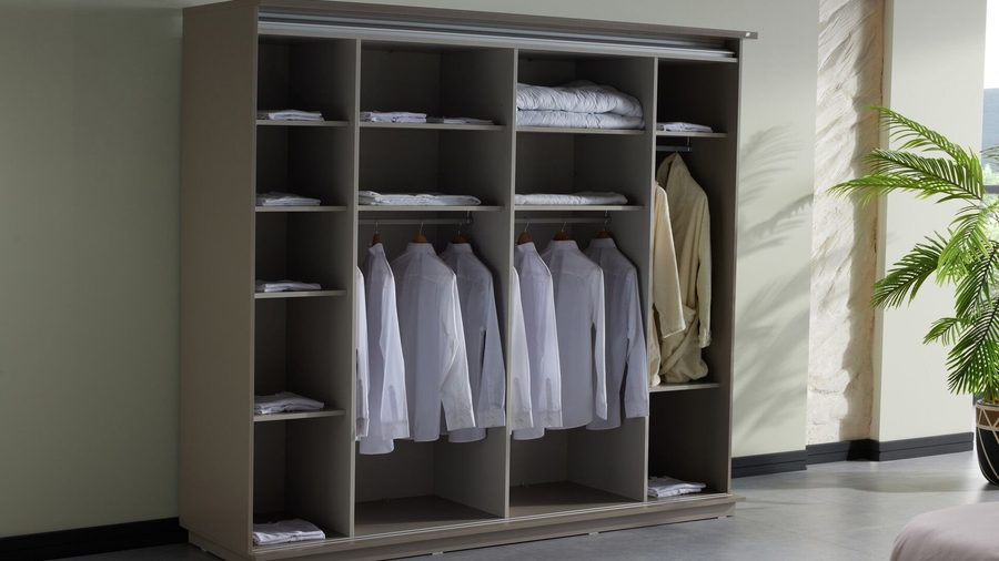 Truva mit Schwebetüren -türiger Kleiderschrank