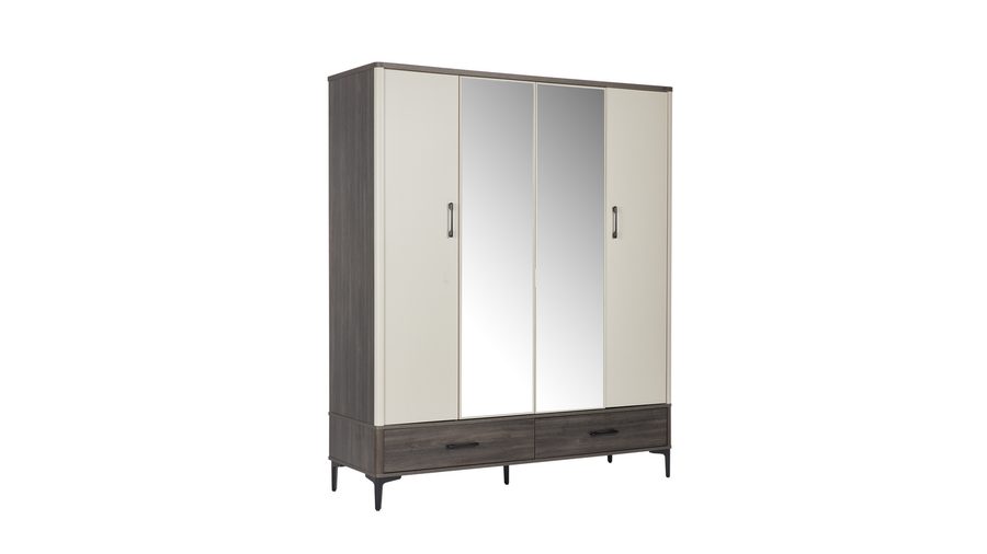 Vega 4-türiger Kleiderschrank
