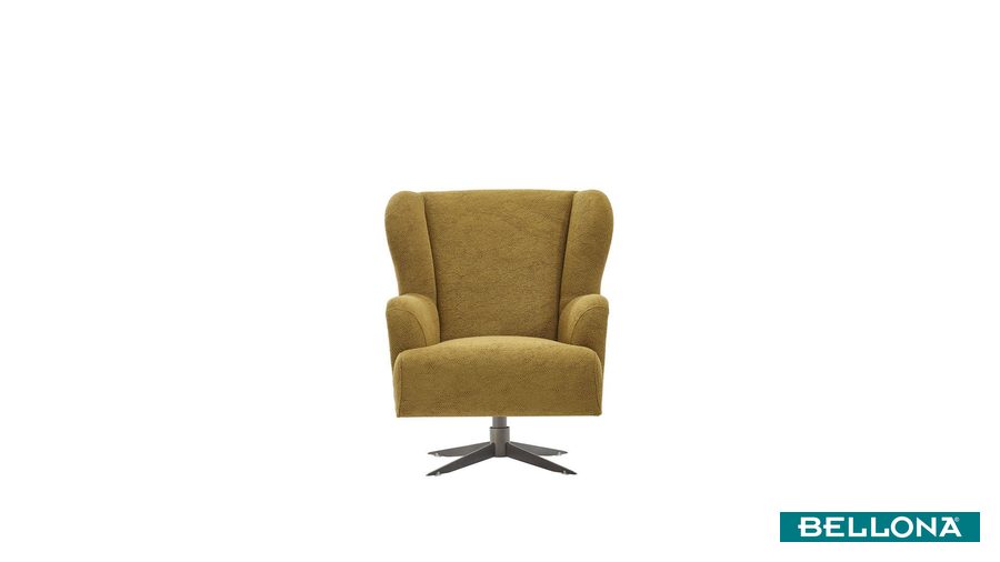 Atlanta Sessel drehbar Sofa - Senfgelb von Bellona