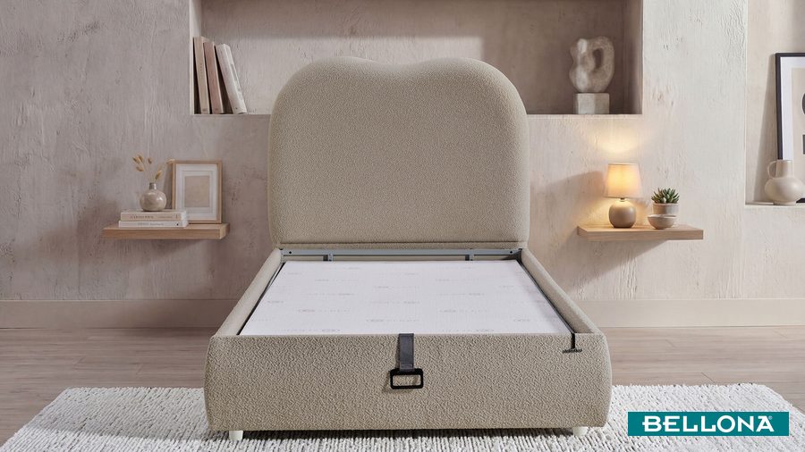Aura Soft Kopfteil - Dunkles Taupe von Bellona