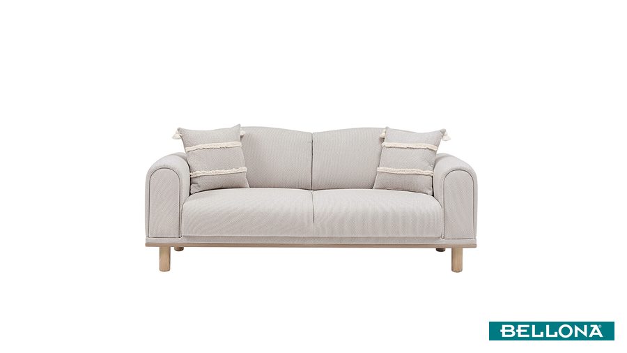 Boheems 2-Sitzer Sofa - Creme von Bellona