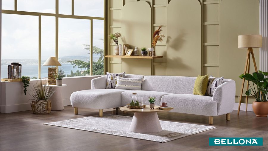 Bonita Ecksofa XL - Weiß von Bellona