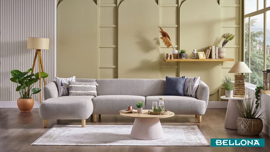 Bonita Ecksofa XL - Taupe von Bellona