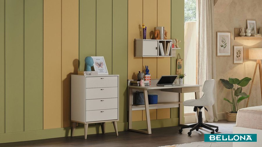 Canvas Schreibtisch-Set von Bellona