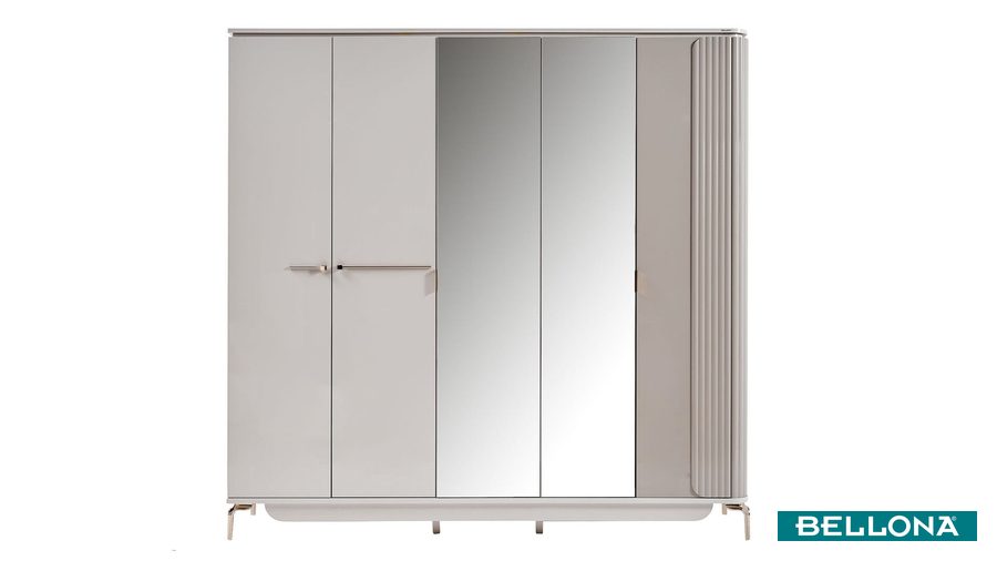 Estella 5-türiger Kleiderschrank von Bellona