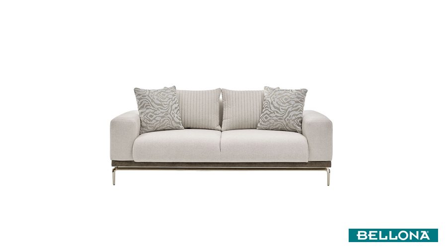 Estella 2-Sitzer Sofa - Creme von Bellona
