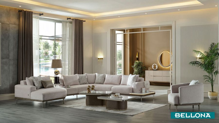 Estella Wohnlandschaft Modular - Creme von Bellona