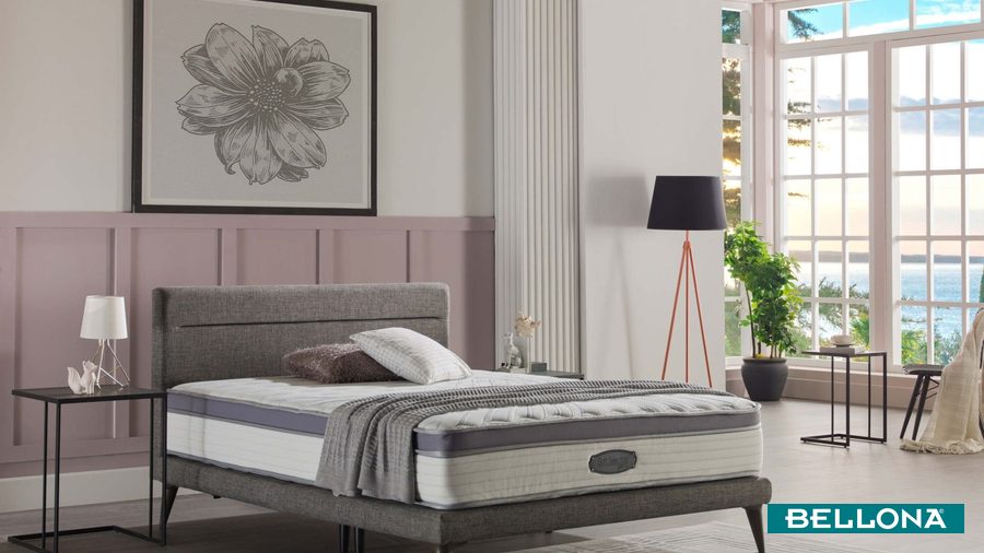 Flexy Bettbox Kopfteil Set - Grau von Bellona