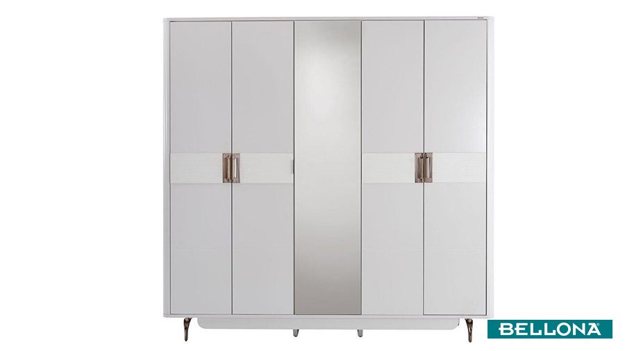 Larissa 5-türiger Kleiderschrank von Bellona