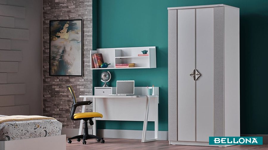Leny 2-türiger Kleiderschrank von Bellona