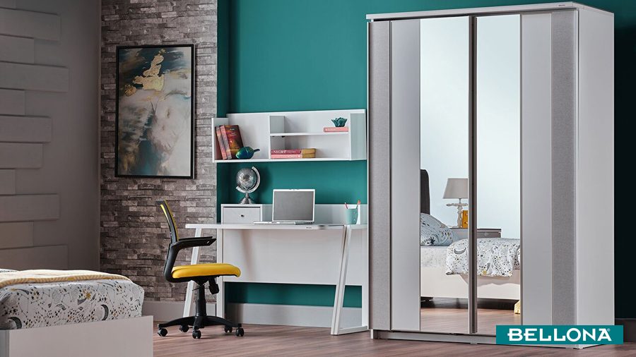 Leny Jugendzimmer Schwebetürenschrank von Bellona