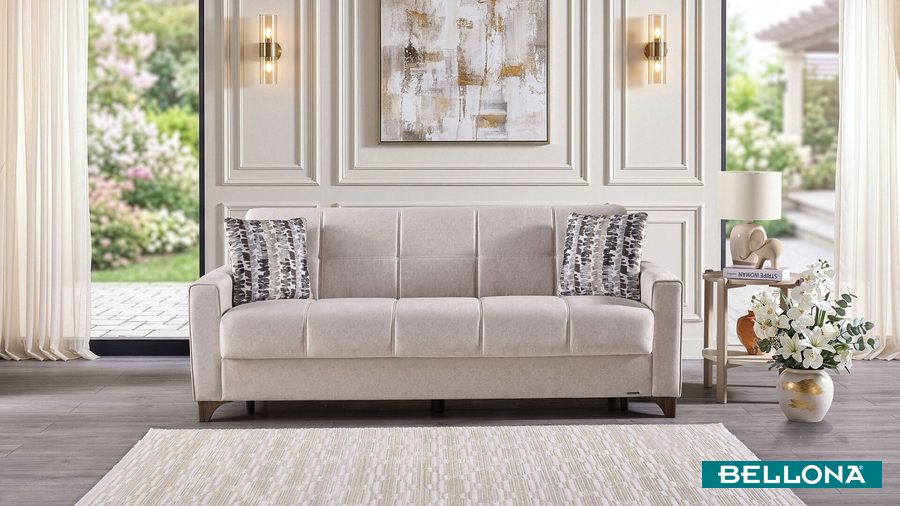Lilya Kmp 3-Sitzer Sofa - Beige von Bellona