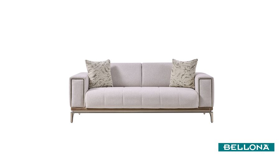 Loria 2-Sitzer Sofa - Beige von Bellona