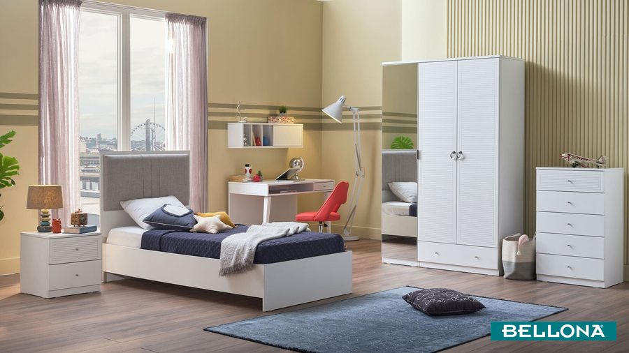 Majer 3-türiger Kleiderschrank von Bellona