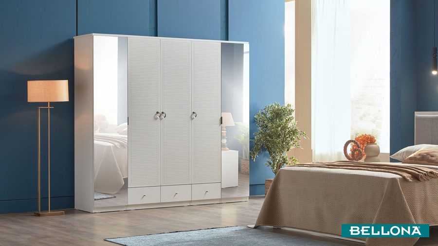 Majer 5-türiger Kleiderschrank von Bellona