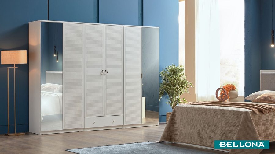 Majer 6-türiger Kleiderschrank von Bellona