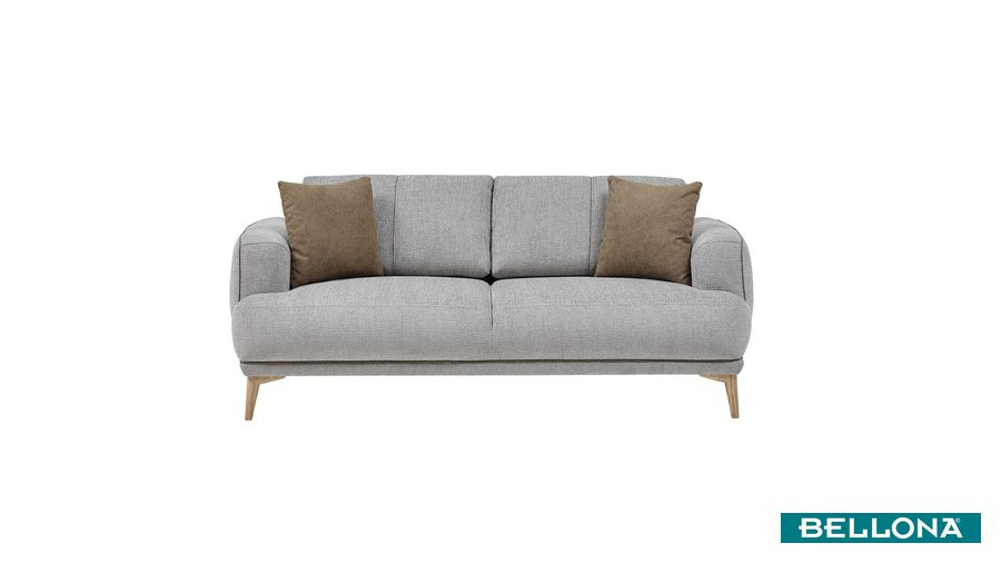 Marcelo 2-Sitzer Sofa - Grau von Bellona