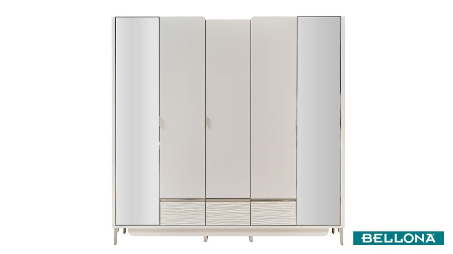 Marietta 5-türiger Kleiderschrank von Bellona