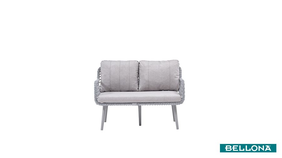 Martin 2-Sitzer Sofa - Grau von Bellona