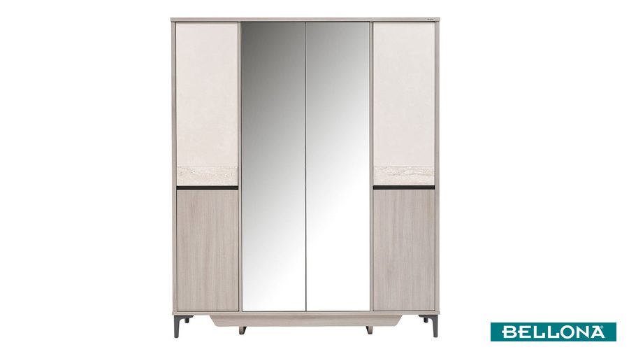 Mona 4-türiger Kleiderschrank von Bellona