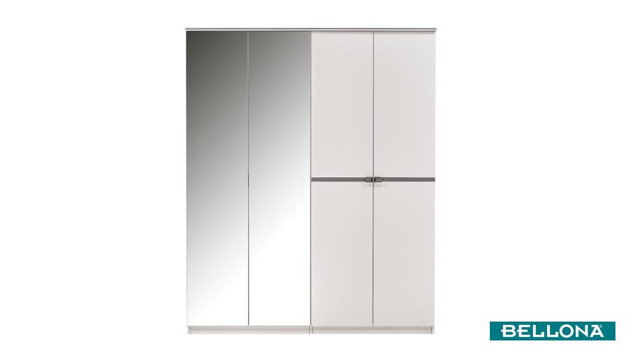 Nadia 4-türiger Kleiderschrank von Bellona