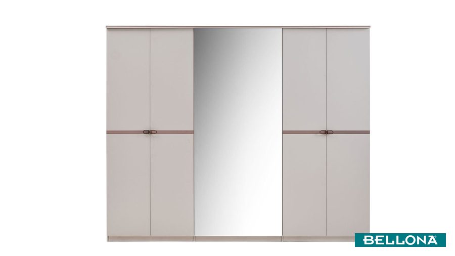 Nadia 6-türiger Kleiderschrank von Bellona