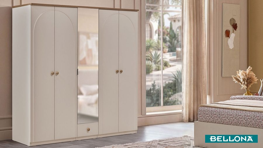 Rozy Bohem 5-türiger Kleiderschrank von Bellona