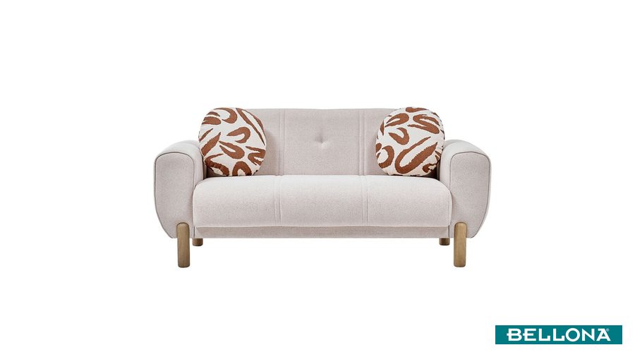 Rozy Bohem 2-Sitzer Sofa - Beige von Bellona