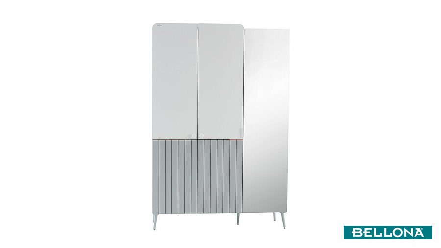 Selina 3-türiger Kleiderschrank von Bellona