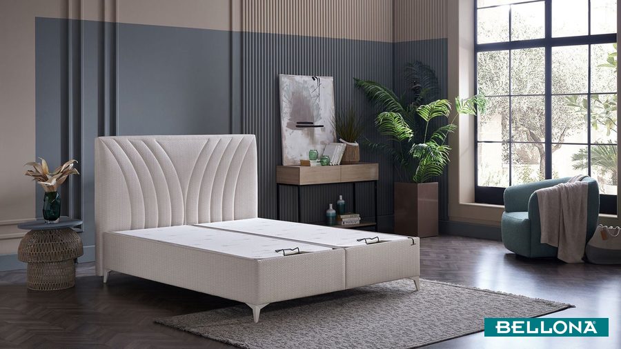 Smart Form S Bettbox Kopfteil Set - Rattan Deri von Bellona