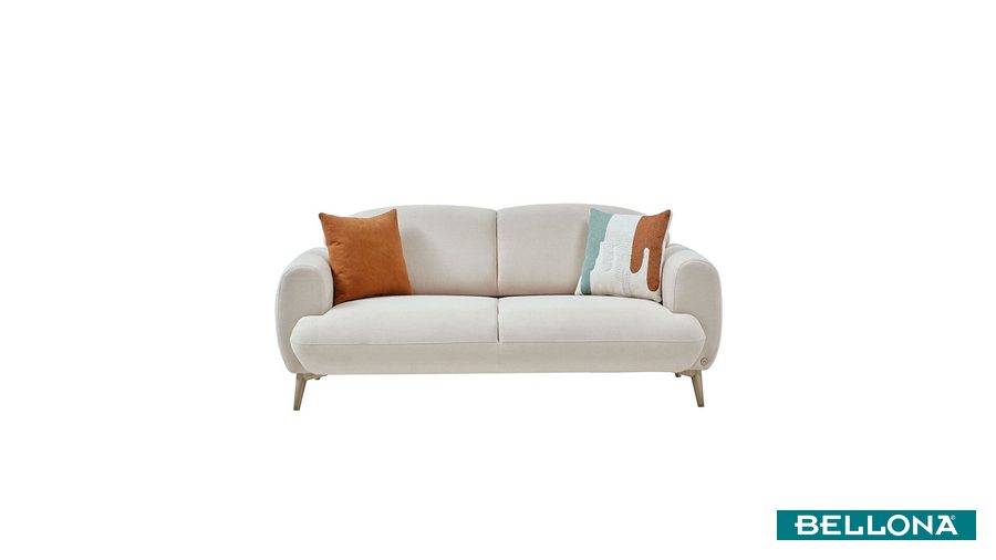 Valenty 2-Sitzer Sofa - Beige von Bellona