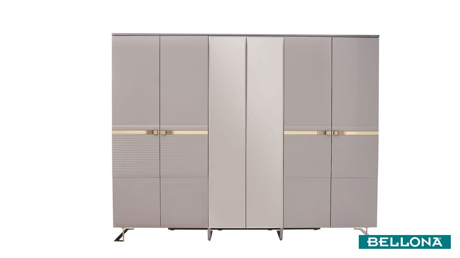 Veronica 6-türiger Kleiderschrank von Bellona