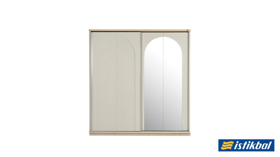 Borneo Mini mit Schwebetüren -türiger Kleiderschrank von Istikbal