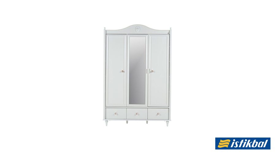 Emily 3-türiger Kleiderschrank von Istikbal