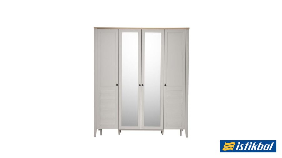 Fiona 4-türiger Kleiderschrank von Istikbal