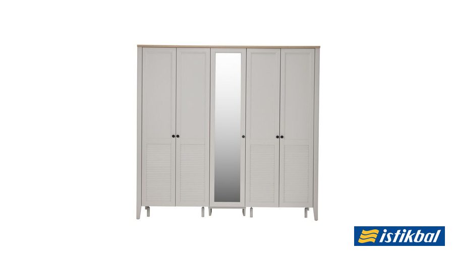 Fiona 5-türiger Kleiderschrank von Istikbal
