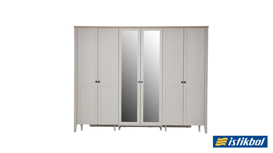 Fiona 6-türiger Kleiderschrank von Istikbal