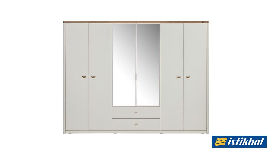 Lavita 6-türiger Kleiderschrank von Istikbal