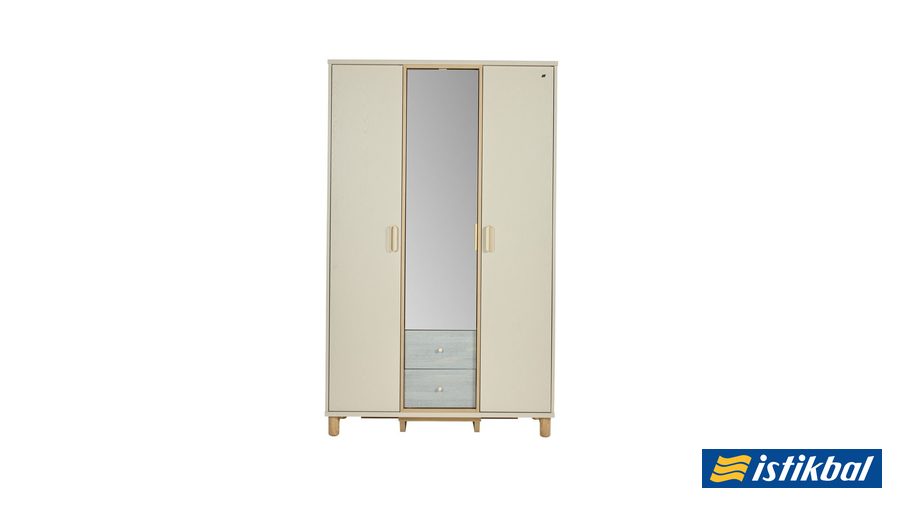 Linus 3-türiger Kleiderschrank von Istikbal