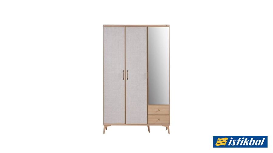 Mitra 3-türiger Kleiderschrank von Istikbal