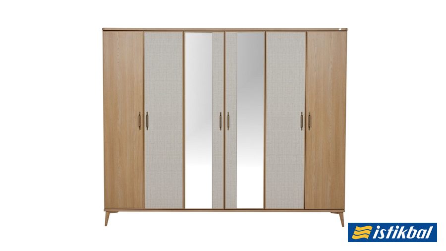 Mitra 6-türiger Kleiderschrank (Variante) von Istikbal