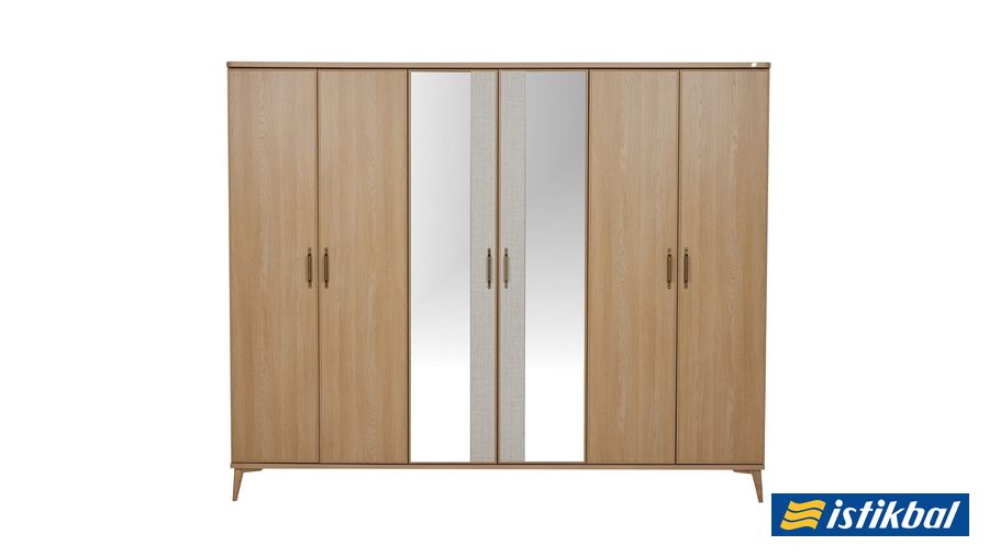 Mitra 6-türiger Kleiderschrank von Istikbal