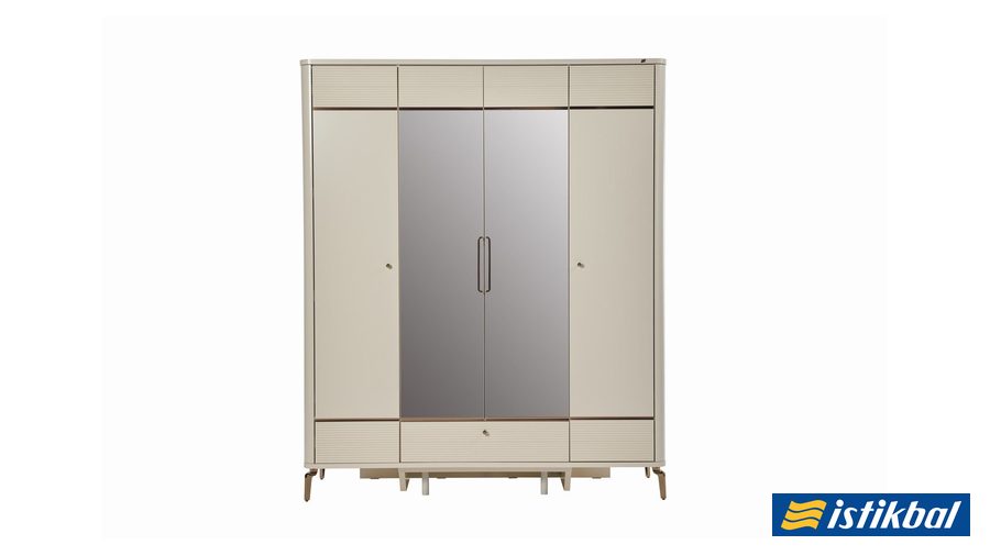 Shine 4-türiger Kleiderschrank von Istikbal