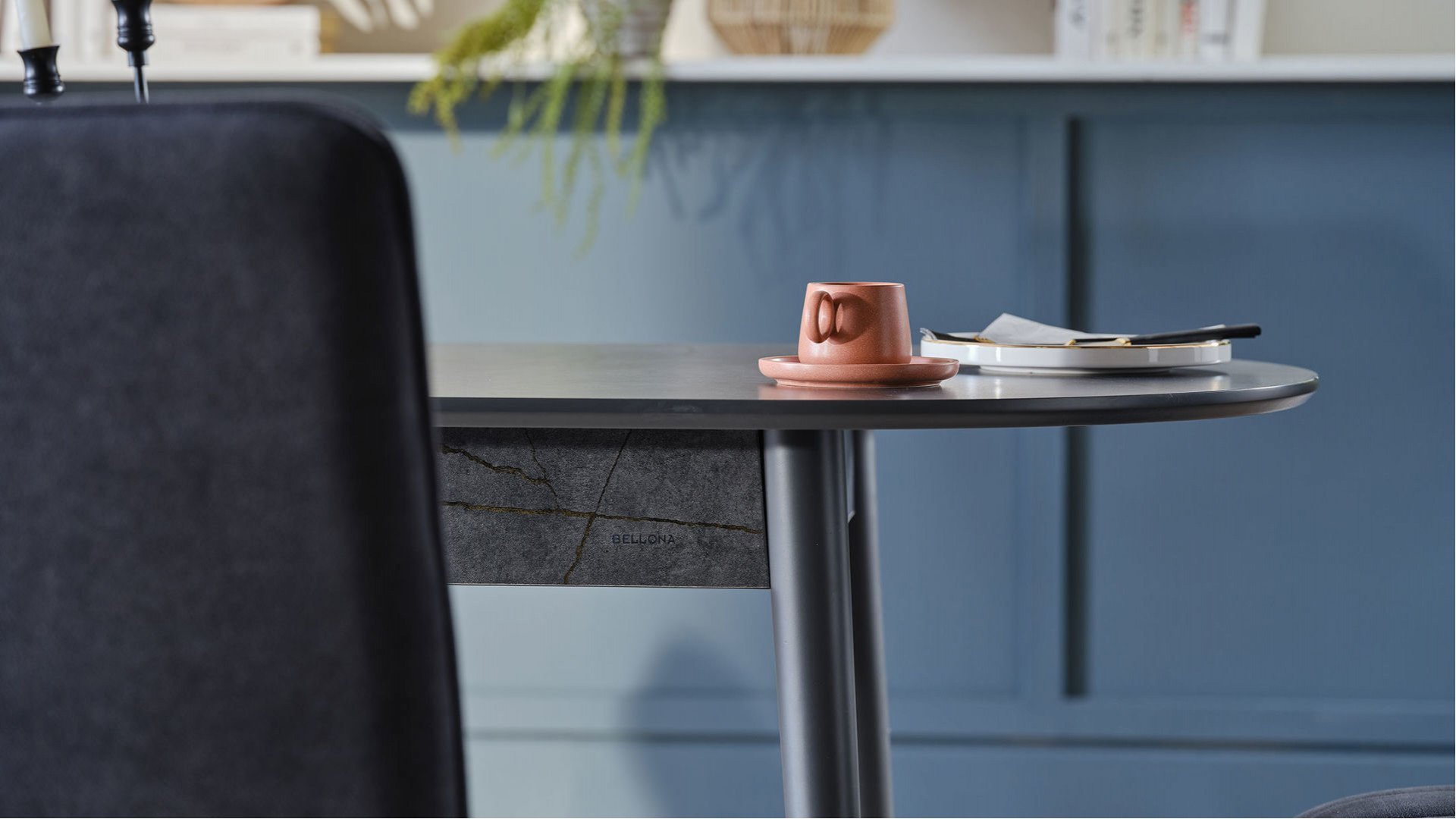 Pruva Küchentisch Set Anthrazit