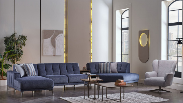 Atlanta Wohnlandschaft - Blau