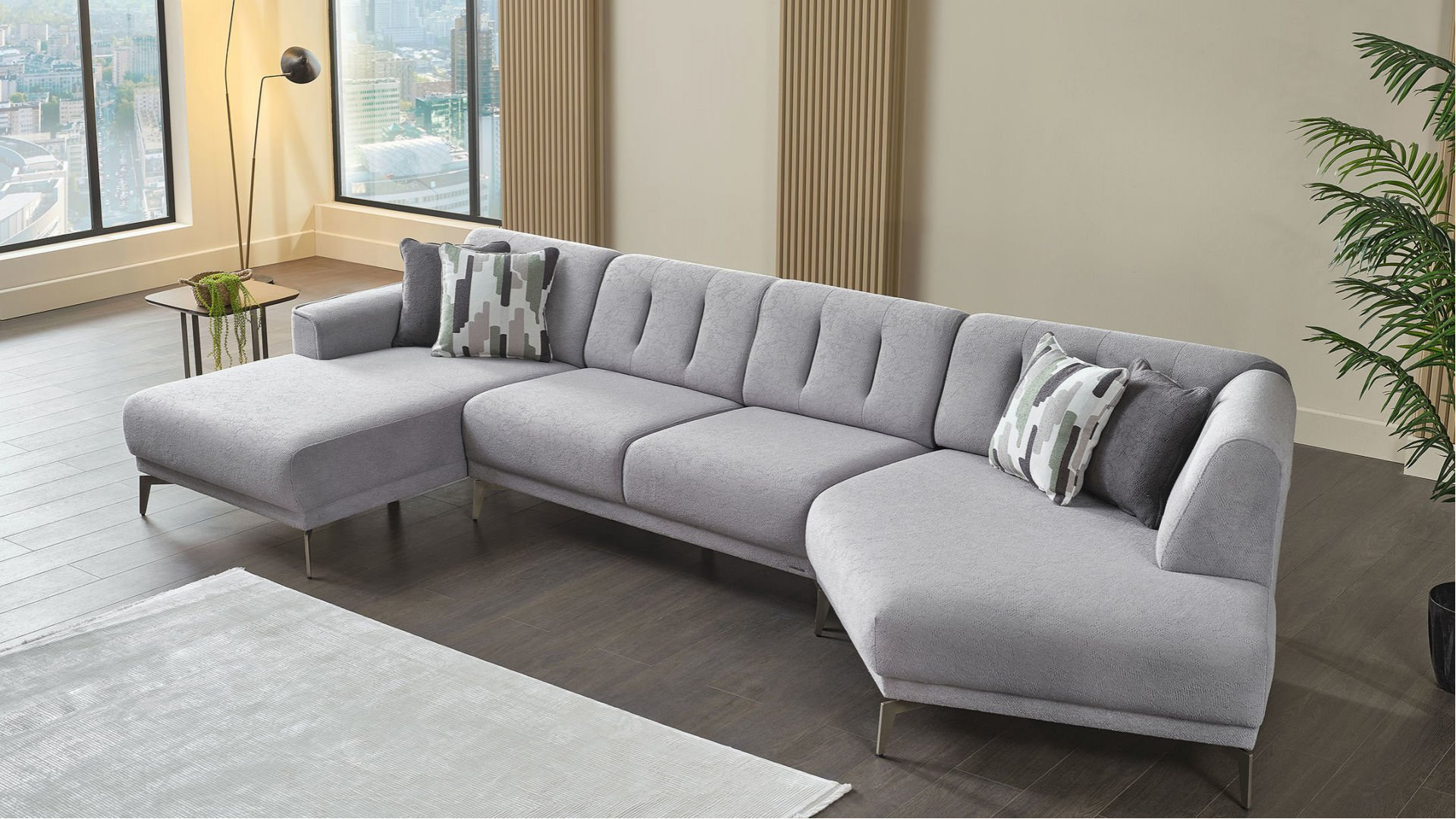 Atlanta Wohnlandschaft - Grau